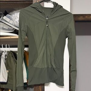 Olive Green lululemon Zip-Up Hoodie